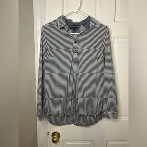Tommy Hilfiger Striped Blouse Size Medium